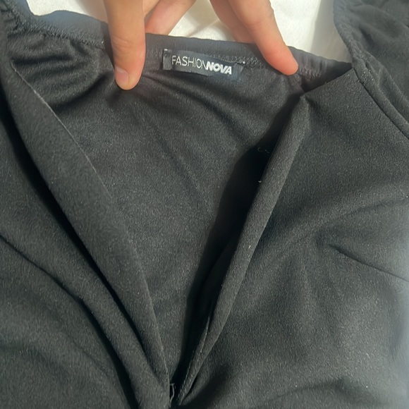 Fashion Nova Bodysuit black Size Medium FashionNova can't help but love my body - Picture 5 of 13